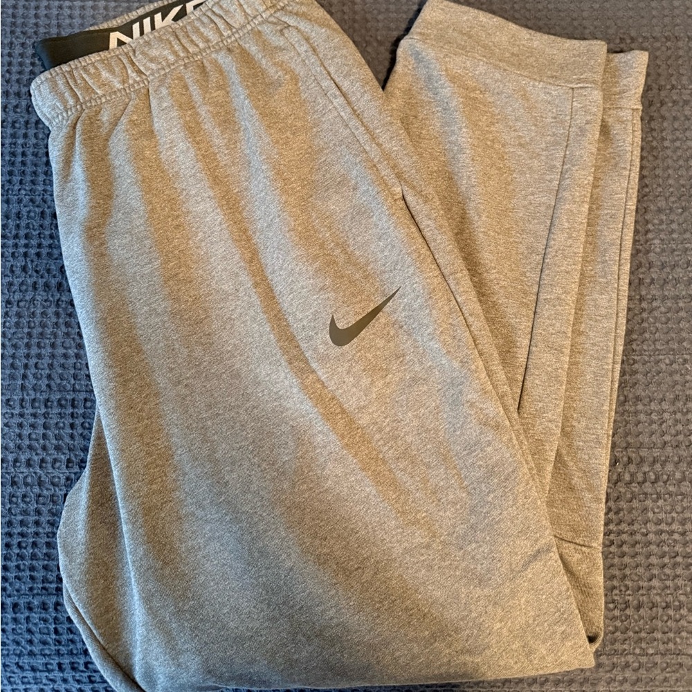 Nike Mens Light Gray Joggers